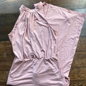 Women's Blush Pink Sleeveless Jumpsuit